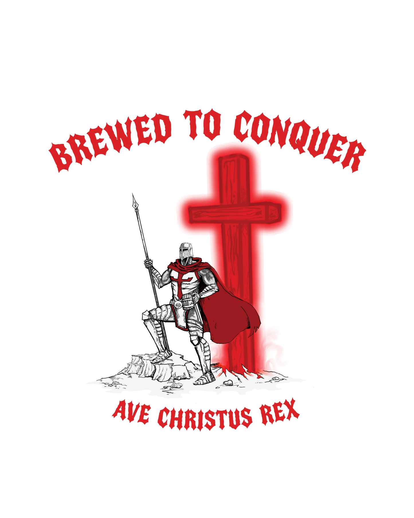BREWED TO CONQUER TEE