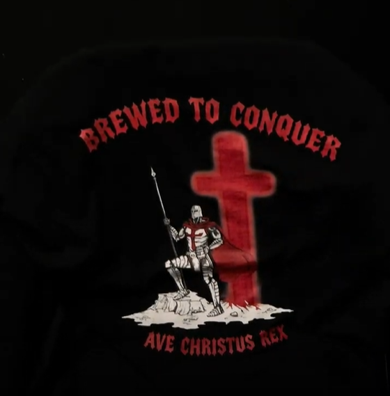 BREWED TO CONQUER TEE