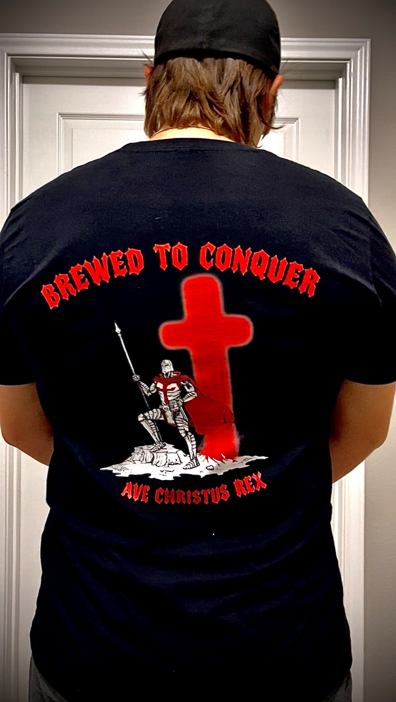 BREWED TO CONQUER TEE